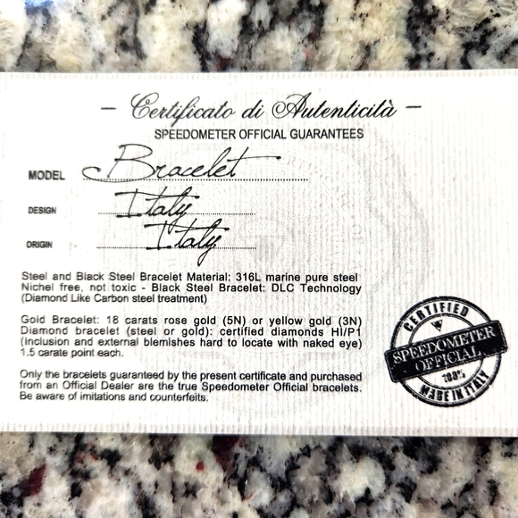 Speedometer Official bracelet, Classic PVD Black - Picture 4 of 6